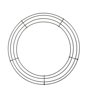 12-inch Vòng hoa Vòng Hoa khung với dây màu xanh lá cây lâu dài hình thức trang trí cửa trực tiếp từ nhà máy cho Halloween - Product Image 1
