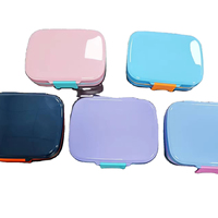 Boîte à bento portable en acier inoxydable avec compartiments pour enfants, pique-nique, compatible micro-ondes, étanche et préservant la fraîcheur