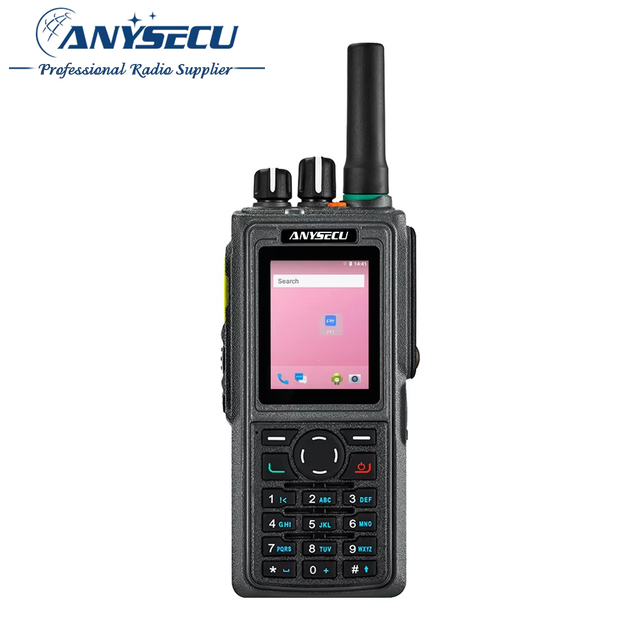 Anysecu HD760 IP67 Waterproof 4G POC Global Dual Nano SIM GPS 2-Way Radio Walkie Talkie Camera Flashlight Long Range Internet