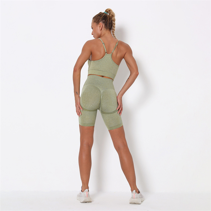 11 colors  Fashion Modern Breathable Workout Clothing Women Active Wear Yoga Set