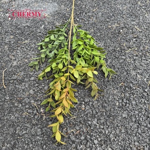 Guirlande de feuilles artificielles suspendues DC280 de haute qualité, fausse <span class=keywords><strong>plante</strong></span> verte, herbe <span class=keywords><strong>artificielle</strong></span> pour plafond, plantes murales suspendues pour décoration intérieure - Product Image 5