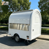 Remorque alimentaire mobile TUNE à essieu unique, entièrement équipée, chariot de vente ambulante, cuisine mobile pour hot-dogs, vente aux États-Unis