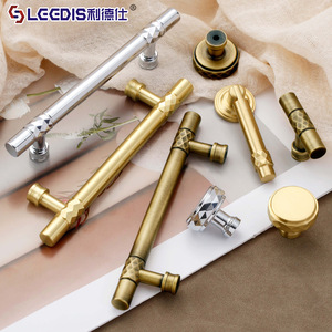 LGEDIS Solid Brass Cabinet Handle T-Shaped Drawer <b>Wardrobe</b> Door Hardware Furniture Accessories Durable Traditional Design - Product Image 1