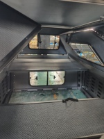Tente de toit pour camionnette, cabine double, noire, accessoires 4x4, Alu-cab Canopy Camper