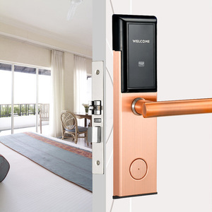 Système de serrure de porte numérique intelligente pour hôtel, serrure de porte numérique à carte-clé - Product Image 2