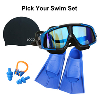 Lunettes de natation pour hommes et femmes, grand cadre, myopie, imperméables et antibuée, confortables, vente en gros