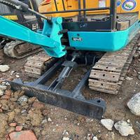Mini Excavadora Usada de 1.7 Toneladas U17, Excavadora Compacta de Orugas con Cabina Abierta en Buenas Condiciones para Construcción Agrícola con Certificación CE EPA