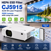 Proyector Láser 4K 3LCD CJ5915 con Desplazamiento Vertical de Lente, 5200 Lúmenes, HDR y Corrección Keystone