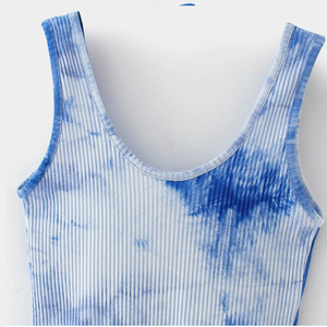 <span class=keywords><strong>De</strong></span> moda, <span class=keywords><strong>de</strong></span> la fábrica <span class=keywords><strong>de</strong></span> <span class=keywords><strong>mujer</strong></span> cuello Tie Dye manga larga Top mono - Product Image 5