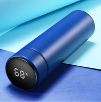 Botol Termal Stainless Steel 500ml Harga Terbaik Dengan Layar Temperatur LED, Termometer Digital, Cangkir Mug, Logo Dapat Disesuaikan