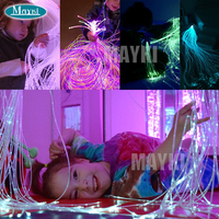 Peralatan pelatihan sensorik stimulasi Terapi Autisme Kit lampu serat optik sensorik mainan sensorik interaktif untuk Autisme