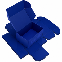 Boîtes d'emballage cadeau personnalisées avec logo UV, pelliculage mat, boîtes en carton ondulé extra-résistantes pour l'expédition, doublure pour emballage cadeau
