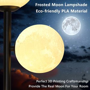 <span class=keywords><strong>Lampadaire</strong></span> LED 3D sans fil au design minimaliste moderne, à intensité variable avec tête ronde pour la lecture pour le bureau ou la décoration intérieure - Product Image 4
