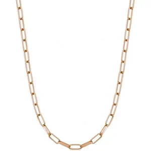 Sıcak ell özel tasarım takı paslanmaz çelik altın zincir adı kolye 18K altın kadın