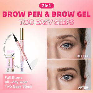 2025 Popular OEM/ODM personalizado al por mayor multifuncional sin manchas impermeable sudor ceja cepillo ceja lápiz - Product Image 4