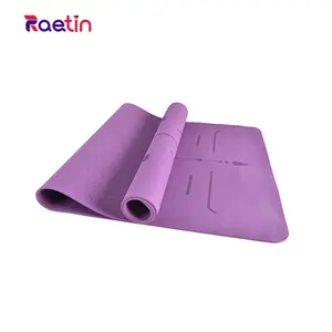 6Mm 8Mm Thuis Gebruik Pilates Eco-Vriendelijke Non-Slip Yoga Verdikte En Vergrote Tpe Yoga Mat