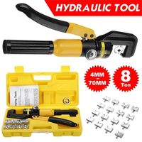 Kabelendverpresswerkzeug YQK-70 Industriequalität Stahlgriff mit Kunststoffbeschichtung Glatte Backenoberfläche 4-70mm Bereich 8 Tonnen