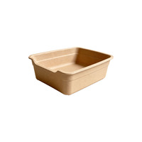 Litière pour chat en pulpe moulée biodégradable, écologique et jetable, fabriquée directement en usine, bac à litière pour chat en papier recyclable, vente en gros