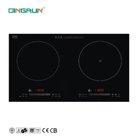 2200W hộ gia đình thông minh cảm ứng HOB điều chỉnh nhiệt độ đôi cảm ứng nồi