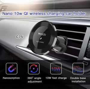 10W Wireless Charging Cell <strong>Phone</strong> Mount Air Vent Clip <strong>Phone</strong> <strong>Holder</strong> <strong>Car</strong> Wireless <strong>Charger</strong> - Product Image 2