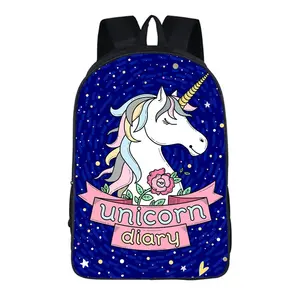 OEM Özel premium ağır unicorn çantası kızlar mochila de unicornio unicorn okul sırt çantası