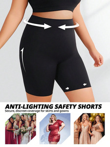 Culottes Boyshorts pour <span class=keywords><strong>femmes</strong></span> M L XL, sous-vêtements courts sans couture, doux, type boxer, anti-frottement - Product Image 6