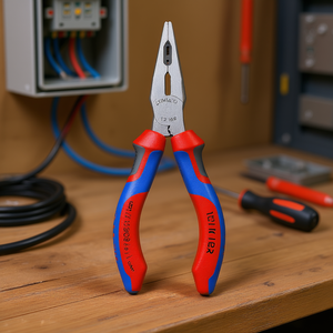 Pince multifonction 13 02 160 SB en acier au chrome-vanadium avec poignées en plastique à prise souple pour électriciens et ouvriers du câble - Product Image 2