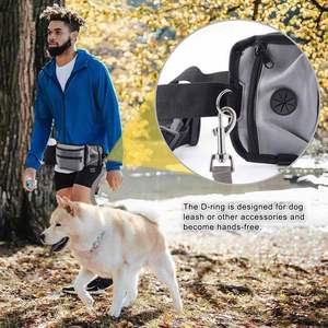 Outdoors Latest Hands Free Dual <b>Padded</b> Dog Leash Zipper Pouch Pet Training Bag Walking <b>Running</b> Pet Training Food Waist Bag - Product Image 4