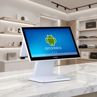 Système de caisse enregistreuse POS en gros, écran tactile 15,6 pouces, caisse enregistreuse Android pour restaurant