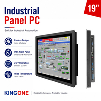 J1900 J6412 J4125 I3 i7 i5 8G 256G DDR4 IP65 resistente al agua panel táctil industrial sin ventilador PC montado en la pared PC industrial integrado