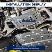 Plaque de protection de châssis en alliage d'aluminium haute résistance 5 et 8 mm pour Dongfeng MHERO M817 et Dongfeng Mengshi