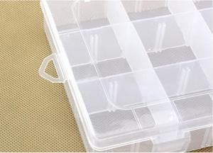 12 Grid Rectangular Plastic Transparent PP Removable <strong>Storage</strong> <strong>Box</strong> with Compartments Jewelry Medicine Parts Tools Organizer Boxes - Product Image 6