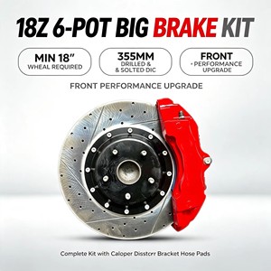 ערכת קליפר בלמים Anti-Fade 18Z לפיזור חום גבוה, מערכת בלמים בעלת 6 בוכנות עבור LEXUS G ESRX IS - Product Image 1