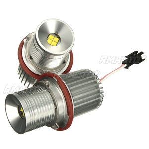 ไฟวงแหวน LED สำหรับรถยนต์ 1 คู่ 40W รุ่น Angel Eyes สำหรับหลอดไฟ H8 ใช้กับ BMW E39 E60 E61 E65 E66 E83 E87 63126904048 - Product Image 3