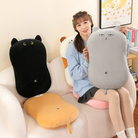 Haute qualité cochon en peluche peaux oreillers doux chat coussin PP coton remplissage couette pour bureau sieste gros cadeau promotionnel