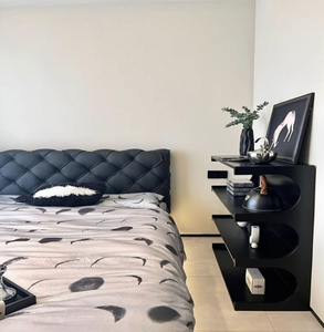 <span class=keywords><strong>Letto</strong></span> <span class=keywords><strong>matrimoniale</strong></span> imbottito in pelle sospeso, stile minimalista italiano, di grandi dimensioni, <span class=keywords><strong>per</strong></span> camera da <span class=keywords><strong>letto</strong></span> moderna - Product Image 5