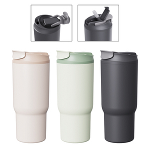 Tasses isothermes personnalisées en <span class=keywords><strong>acier</strong></span> inoxydable à double paroi, gobelets de voyage pour café avec couvercle et <span class=keywords><strong>paille</strong></span>, 16 oz et 20 oz - Product Image 1