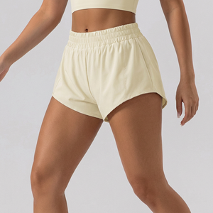 Shorts Deportivos 2 en 1 de Secado Rápido para Mujer, Cintura Elástica, Forro Interior Incorporado, para Correr, Fitness, Gimnasio, Yoga - Product Image 4