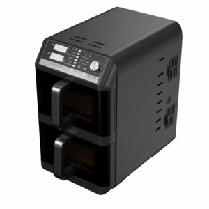 Freidora de Aire Doble Premium de 11.2L con Control de Temperatura Independiente y Pantalla Táctil, Electrodoméstico de Cocina para el Hogar - Product Image 3