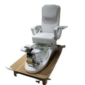 Kisen Funky Beauty Salon Furniture Equipment No Pump Massage Luxury Foot Spa Electric Pedicure Chair With Drain Pump for Sale - Product Image 2