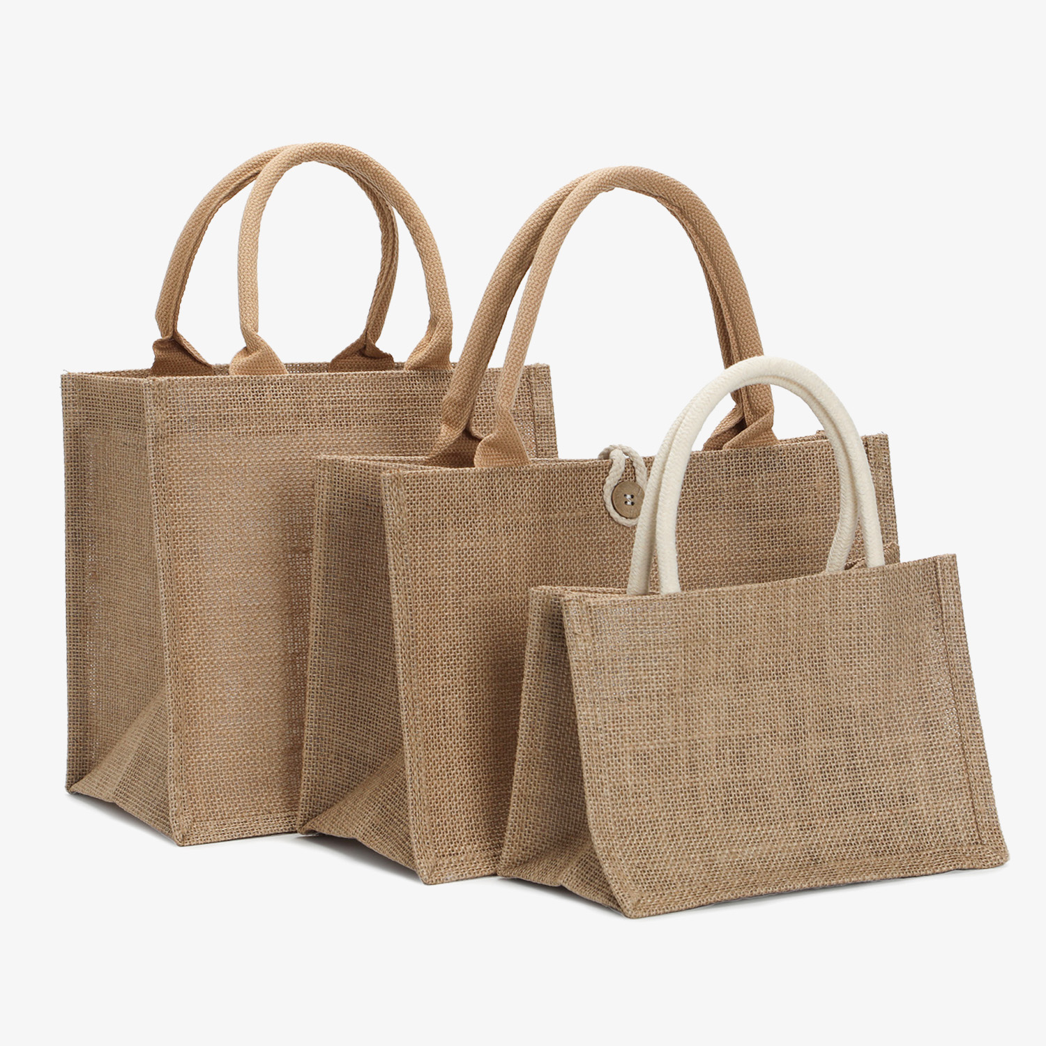 Nepal Jute Bag Reusable Eco-Friendly Tote Style