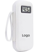 Boîte isotherme pour insuline en cuir PU avec affichage de la température - Étui de voyage pour médicaments réfrigérés, sac rigide thermiquement isolé, 2 compartiments TSA