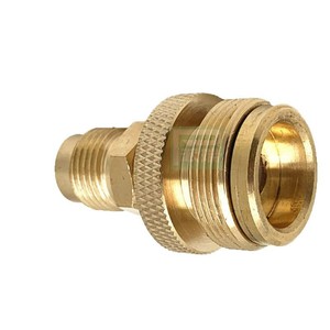 Adaptateur de raccordement mâle 3/8 à bouteille de gaz de 1 lb pour usage industriel, connecteur en laiton - Product Image 4