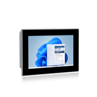 PC industriel tout-en-un à écran tactile capacitif encastré mural en alliage d'aluminium Win10 Win11 Linux de 7 à 32 pouces
