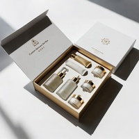 Emballage personnalisé en boîte magnétique pour ensemble de sérums de soin de la peau avec fournisseur d'emballages cadeaux haut de gamme et cosmétiques FSC