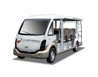 Wuling Série V Luxe 11 places Essence Bus de tourisme Navette pour groupes de voyage Multi-passagers Sécurité des patrouilles dans les zones touristiques