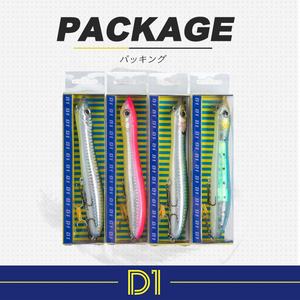 Saltwater D1 pêche topwater leurres de pêche crayon plop snakehead crayon appât popper 100 avec crochet D'origine - Product Image 6