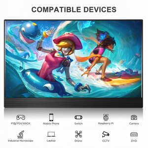 OEM Wireless <strong>wifi</strong> 15.6 inch 1080P UHD LCD portable gaming <strong>monitor</strong> Full screen support type-c usb with adjustable Folding stand - Product Image 3