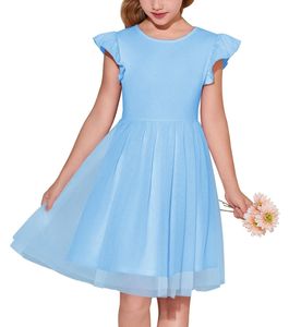 <span class=keywords><strong>Robe</strong></span> classique à encolure ras du cou pour fille de 8 ans <span class=keywords><strong>Robe</strong></span> <span class=keywords><strong>noire</strong></span> à ourlet fluide pour bébé fille <span class=keywords><strong>Robe</strong></span> de <span class=keywords><strong>style</strong></span> tutu élastique et respirante pour filles - Product Image 3