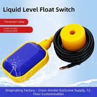 Contrôleur de niveau d'eau pour équipement industriel haute température 5M, interrupteur à flotteur de type câble, personnalisable pour le niveau de liquide